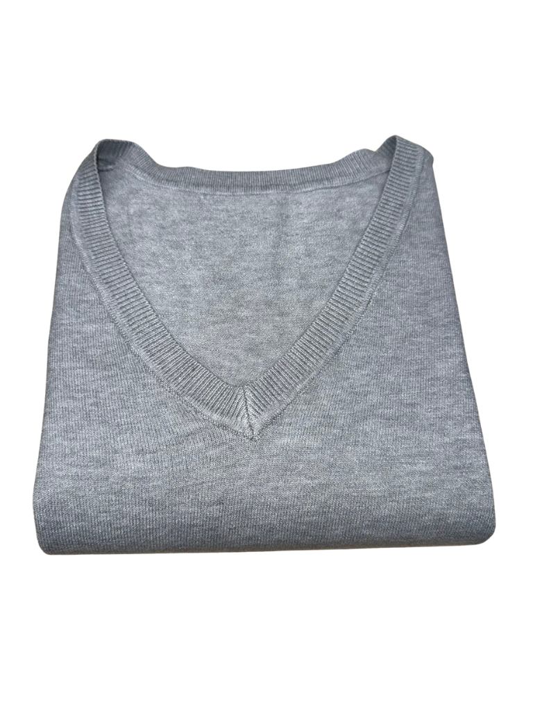 Viscose V-Neck Sweater - SLIM FIT