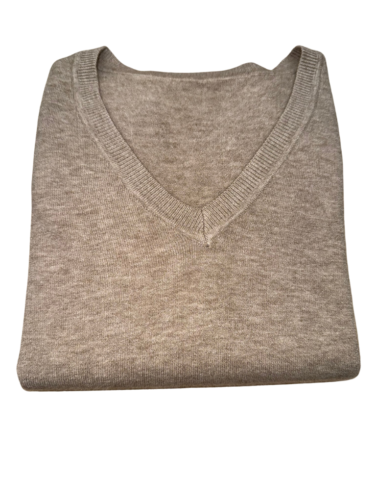 Viscose V-Neck Sweater - SLIM FIT