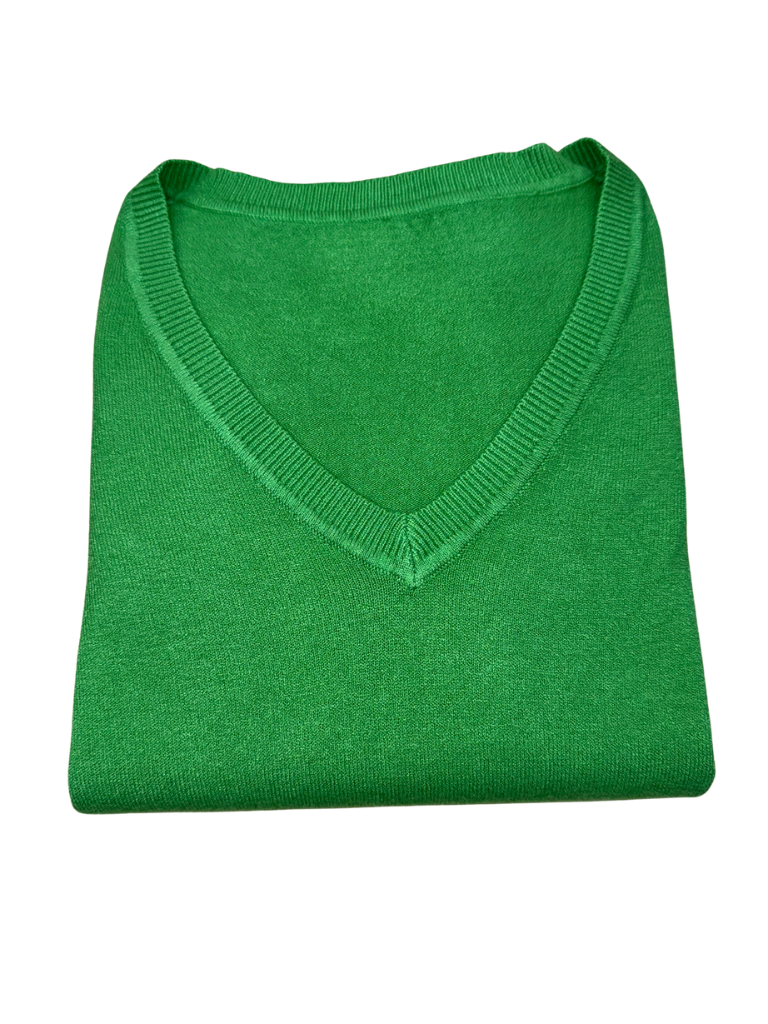 Viscose V-Neck Sweater - SLIM FIT