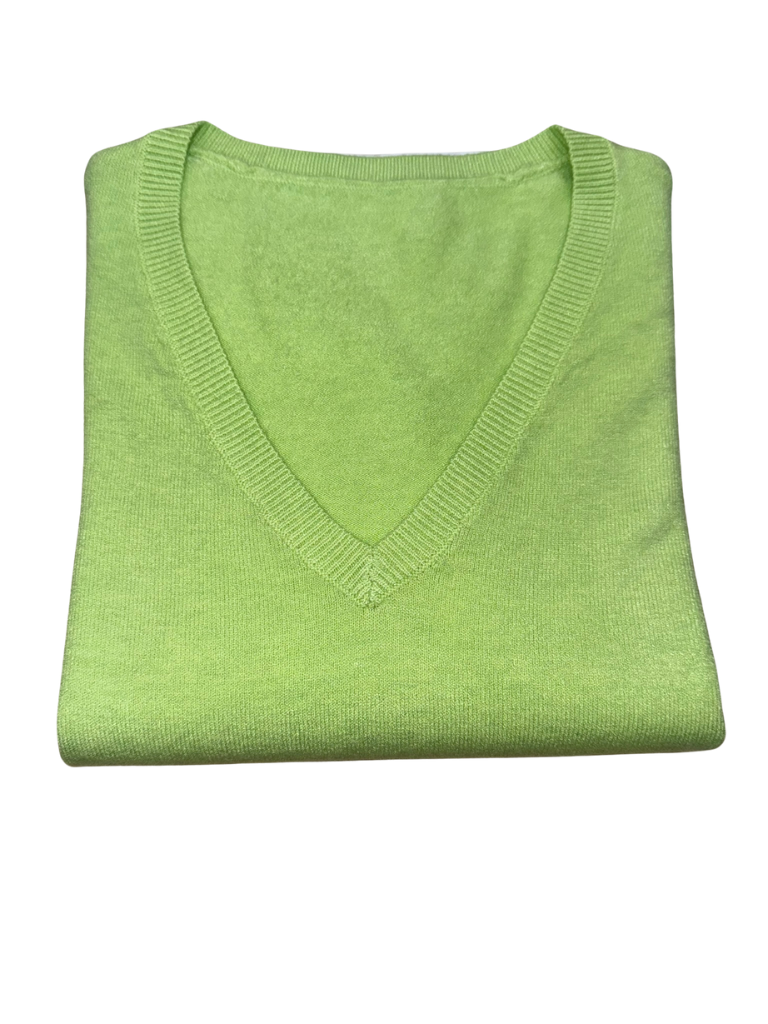 Viscose V-Neck Sweater - SLIM FIT