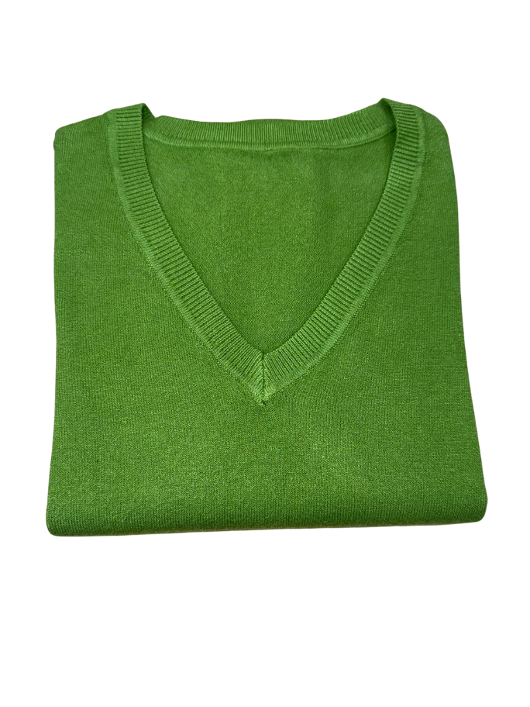 Viscose V-Neck Sweater - SLIM FIT