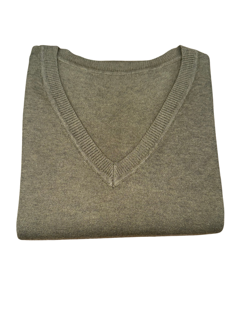 Viscose V-Neck Sweater - SLIM FIT